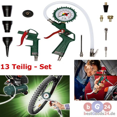Druckluft zubehör set - zubehör, 13-tlg